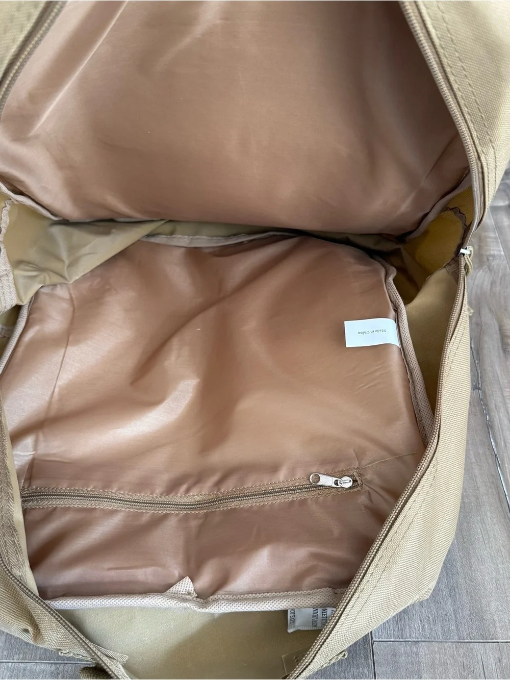 New NRA Backpack Desert Khaki Tan Tactical Travel Lightweight Adjustable